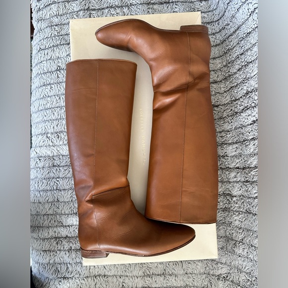 Loeffler Randall Marit Tall Flat Riding Boots in Brown size 6 - Picture 4 of 10